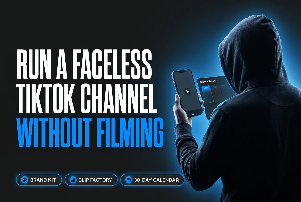 Run a Faceless TikTok Channel Without Ever Filming